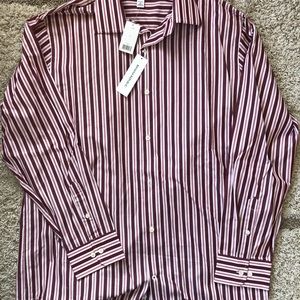 Mens long sleeve Oxford dress shirt